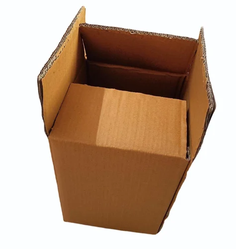 Single Wall 3 Ply Brown Corrugated Packaging